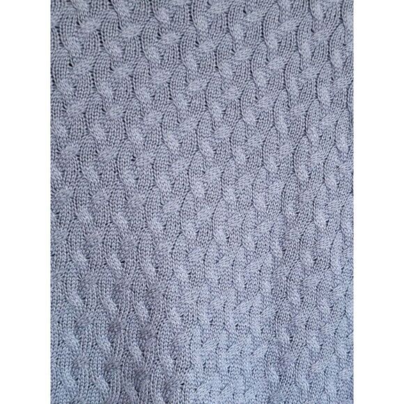 Tricots St. Raphael XL Nordstrom Vintage Grandpa Sweater L/S Blue XL Silk Blend‎ - Picture 5 of 6